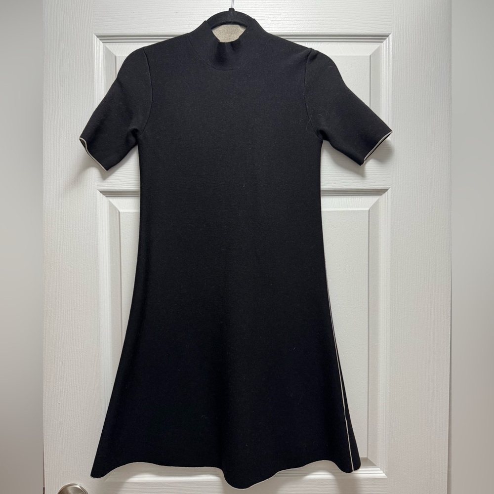 Theory Reversible Mock Neck Sweater Dress